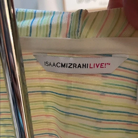 Spring Sale Markdown Gently Loved💜 Isaac Mizrahi Hooded Top - Picture 2 of 4